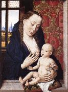 Dieric Bouts The virgin Nursing the Child oil painting artist
